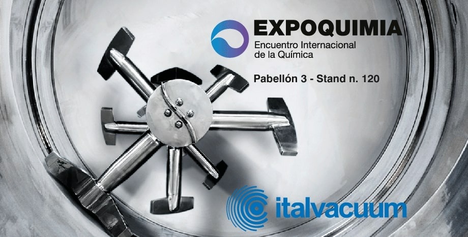 Italvacuum will attend Expoquimia, international chemistry meeting 