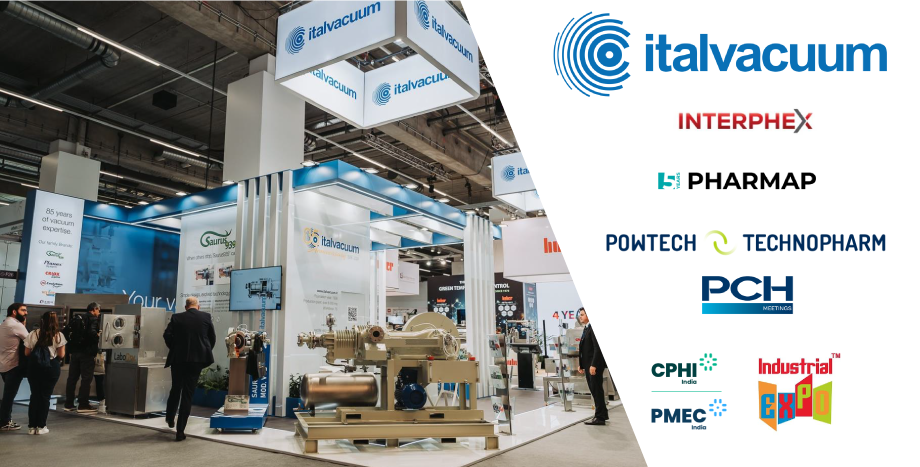 All the international chemical-pharmaceutical fairs Italvacuum will attend in 2024